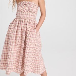 NWT o.p.t Erva midi dress. Size XS.